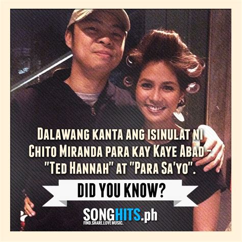 chito miranda song for kaye abad|Kaye Abad .